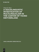 Jürgen B Heye, Jürgen B. Heye - A sociolinguistic investigation of multilingualism in the Canton of Ticino Switzerland