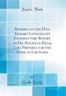 Seth Lewis - Remarks on the Hon. Edward Livingston's Introductory Report to His System of Penal Law, Prepared for the State of Louisiana (Classic Reprint)