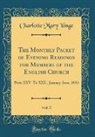 Charlotte Mary Yonge - The Monthly Packet of Evening Readings for Members of the English Church, Vol. 5