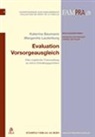 Katerina Baumann, Margareta Lauterburg - Evaluation Vorsorgeausgleich