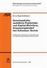 Roger Fankhauser - Gemeinschaftsrechtliche Publizitäts- und Kapitalrichtlinie: Anpassungsbedarf des Schweizer Rechts