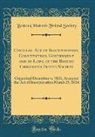 Boston Children's Friend Society - Circular, Act of Incorporation, Constitution, Government and by-Laws, of the Boston Children's Friend Society