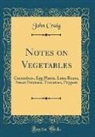 John Craig - Notes on Vegetables