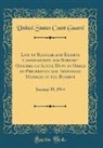 United States Coast Guard - List of Regular and Reserve Commissioned and Warrant Officers on Active Duty in Order of Precedence and Temporary Members of the Reserve