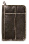 Not Available (NA), Zondervan - Distressed Leather-Look Brown with Stitching Accent Medium