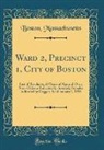 Boston Massachusetts - Ward 2, Precinct 1, City of Boston