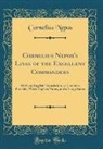 Cornelius Nepos - Cornelius Nepos's Lives of the Excellent Commanders