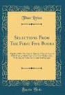 Titus Livius - Selections From The First Five Books