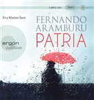 Fernando Aramburu, Eva Mattes - Patria, 3 Audio-CD, MP3 (Hörbuch)