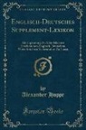 Alexander Hoppe - Englisch-Deutsches Supplement-Lexikon
