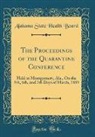 Alabama State Health Board - The Proceedings of the Quarantine Conference