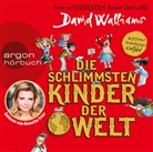 David Walliams, Annette Frier, Christian Schiffer - Die schlimmsten Kinder der Welt, 3 Audio-CDs (Hörbuch)