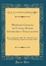 U. S. Government Printing Office - Monthly Catalog of United States Government Publications