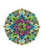 Ben Kwok,  Kwok Ben - Tangleeasy Guided Journal Mandala