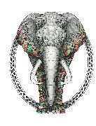 Ben Kwok,  Kwok Ben - Tangleeasy Lined Journal Elephant