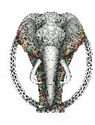 Ben Kwok, Kwok Ben - Tangleeasy Lined Journal Elephant