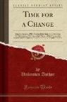Unknown Author - Time for a Change