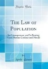 Annie Besant - The Law of Population
