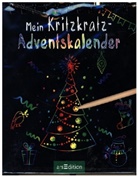 Mein Kritzkratz-Adventskalender, m. Holzstift