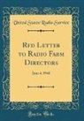 United States Radio Service - Rfd Letter to Radio Farm Directors