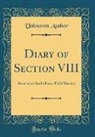Unknown Author - Diary of Section VIII