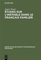 August Dauses - Études sur l'instable dans le français familier