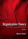 Mary Jo Hatch, Hatch Mary Jo - Organization Theory