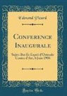 Edmond Picard - Conférence Inaugurale