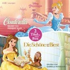 Gabrielle Pietermann, Friederike Walke - Disney Prinzessin: Die Schöne und das Biest - Cinderella, 4 Audio-CDs (Hörbuch)