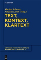 Marku Schauer, Markus Schauer, Zenk, Zenk, Johannes Zenk - Text, Kontext, Klartext