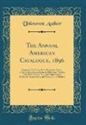 Unknown Author - The Annual American Catalogue, 1896