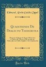 Edmund Alwin Guido Oppel - Quaestiones De Dialecto Theocritea