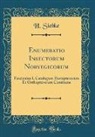 H. Siebke - Enumeratio Insectorum Norvegicorum