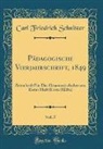 Carl Friedrich Schnitzer - Pädagogische Vierjahrschrift, 1849, Vol. 5