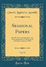 Ontario Legislative Assembly - Sessional Papers, Vol. 31