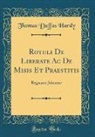 Thomas Duffus Hardy - Rotuli De Liberate Ac De Misis Et Praestitis