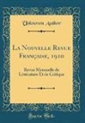 Unknown Author - La Nouvelle Revue Française, 1910