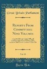 Great Britain Parliament - Reports From Committees