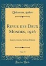 Unknown Author - Revue des Deux Mondes, 1916, Vol. 34