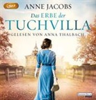 Anne Jacobs, Anna Thalbach - Das Erbe der Tuchvilla, 2 Audio-CD, 2 MP3 (Hörbuch)