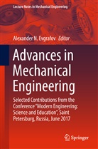 Alexander N. Evgrafov, Alexande N Evgrafov, Alexander N Evgrafov - Advances in Mechanical Engineering
