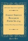 United States Department Of Agriculture - Forest Service Research Paper Se-214