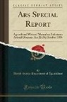 United States Department Of Agriculture - Ars Special Report