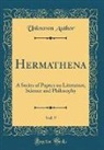 Unknown Author - Hermathena, Vol. 9