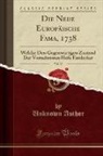 Unknown Author - Die Neue Europäische Fama, 1738, Vol. 37