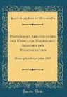 Bayerische Akademie Der Wissenschaften - Historische Abhandlungen der Königlich-Baierischen Akademie der Wissenschaften