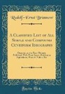 Rudolf-Ernst Brunnow, Rudolf-Ernst Brünnow - A Classified List of All Simple and Compound Cuneiform Ideographs
