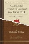 Unknown Author - Allgemeine Literatur-Zeitung vom Jahre 1818, Vol. 3