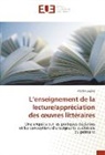 Martin Lépine - L'enseignement de la lecture/appréciation des oeuvres littéraires