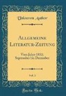 Unknown Author - Allgemeine Literatur-Zeitung, Vol. 3